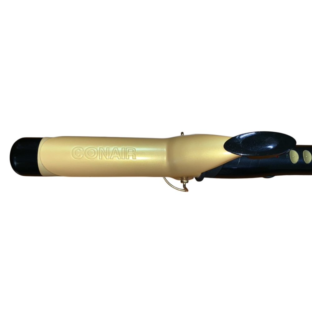 CONAIR Curling Iron Tong 1 1/4” Barrel Model CD102J Very Good with Stand - Picture 2 of 11